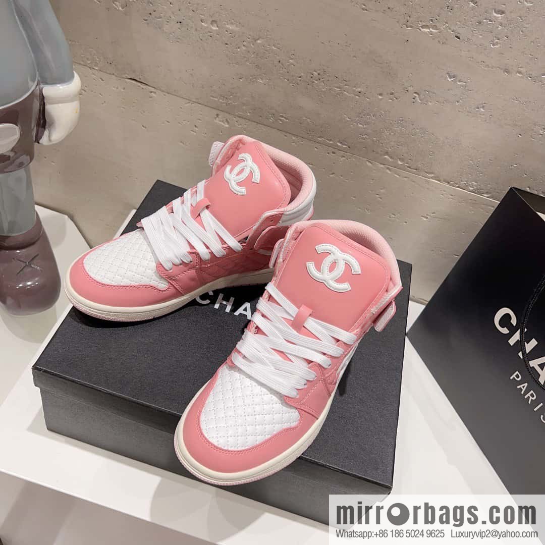 🐰🐰(Top version) 2023 autumn new Chanel AJ joint Internet celebrity Wang fried model [joint high-top casual shoes] Chanel and Nike only one joint cooperation model