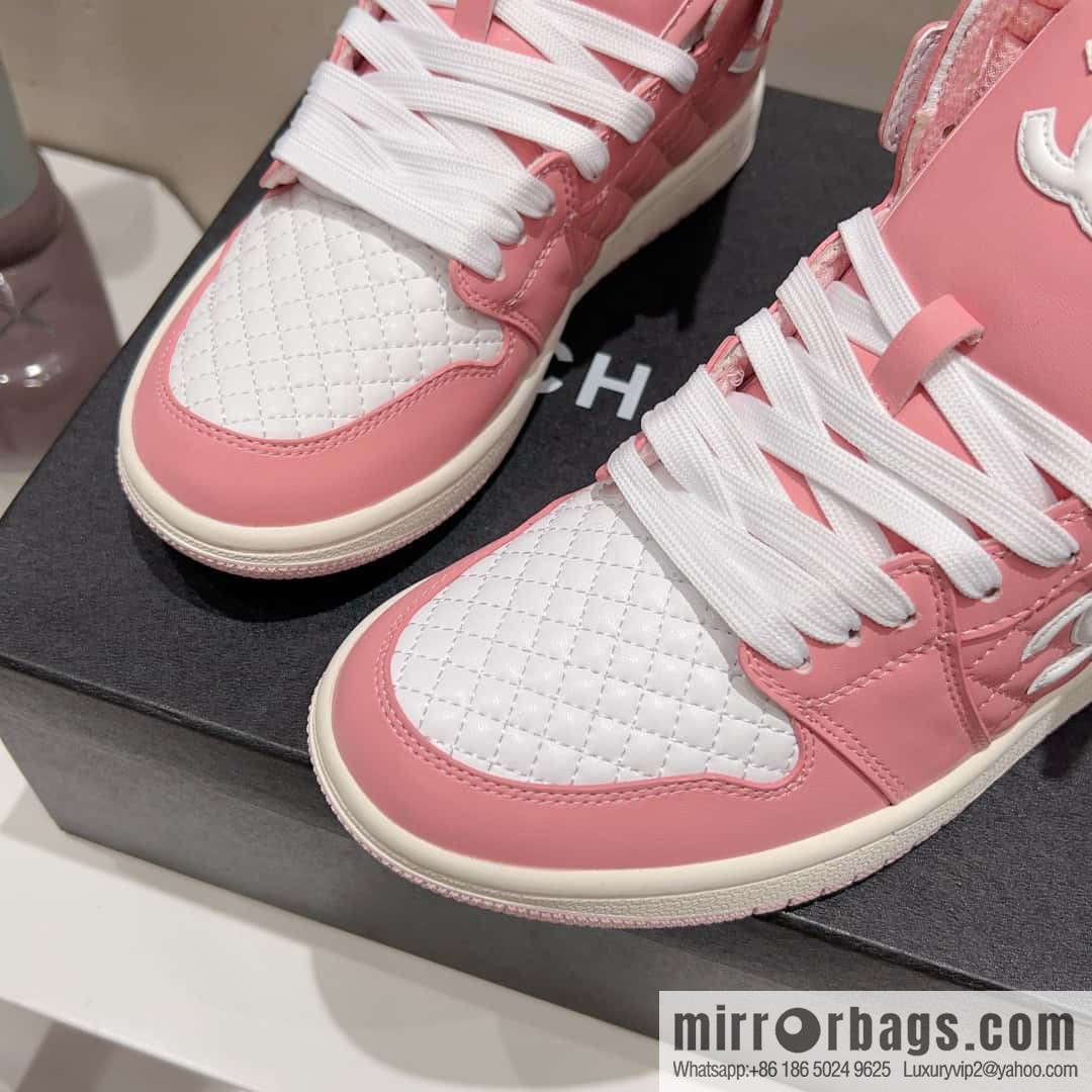 🐰🐰(Top version) 2023 autumn new Chanel AJ joint Internet celebrity Wang fried model [joint high-top casual shoes] Chanel and Nike only one joint cooperation model