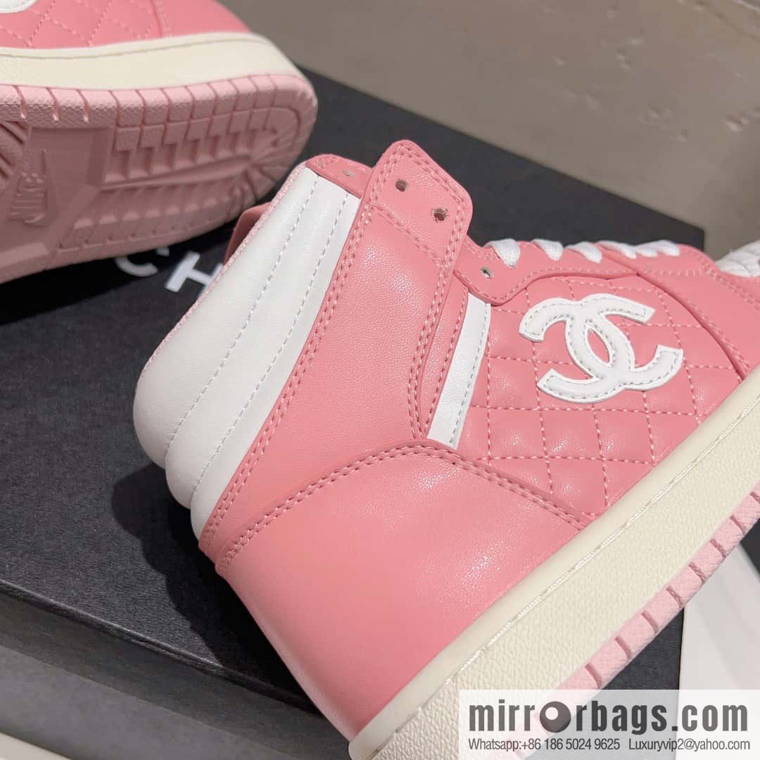 🐰🐰(Top version) 2023 autumn new Chanel AJ joint Internet celebrity Wang fried model [joint high-top casual shoes] Chanel and Nike only one joint cooperation model