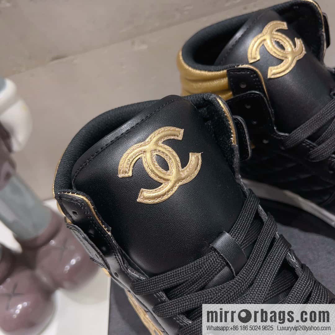 🐰🐰(Top version) 2023 autumn new Chanel AJ joint Internet celebrity Wang fried model [joint high-top casual shoes] Chanel and Nike only one joint cooperation model