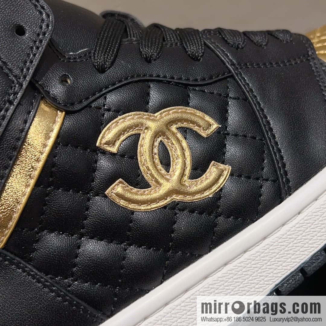 🐰🐰(Top version) 2023 autumn new Chanel AJ joint Internet celebrity Wang fried model [joint high-top casual shoes] Chanel and Nike only one joint cooperation model