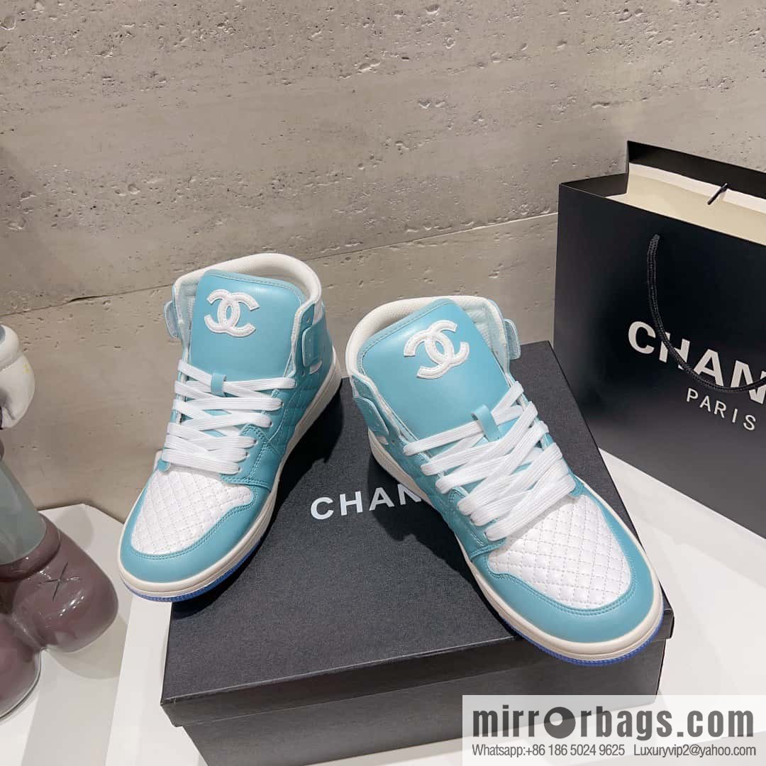 🐰🐰(Top version) 2023 autumn new Chanel AJ joint Internet celebrity Wang fried model [joint high-top casual shoes] Chanel and Nike only one joint cooperation model