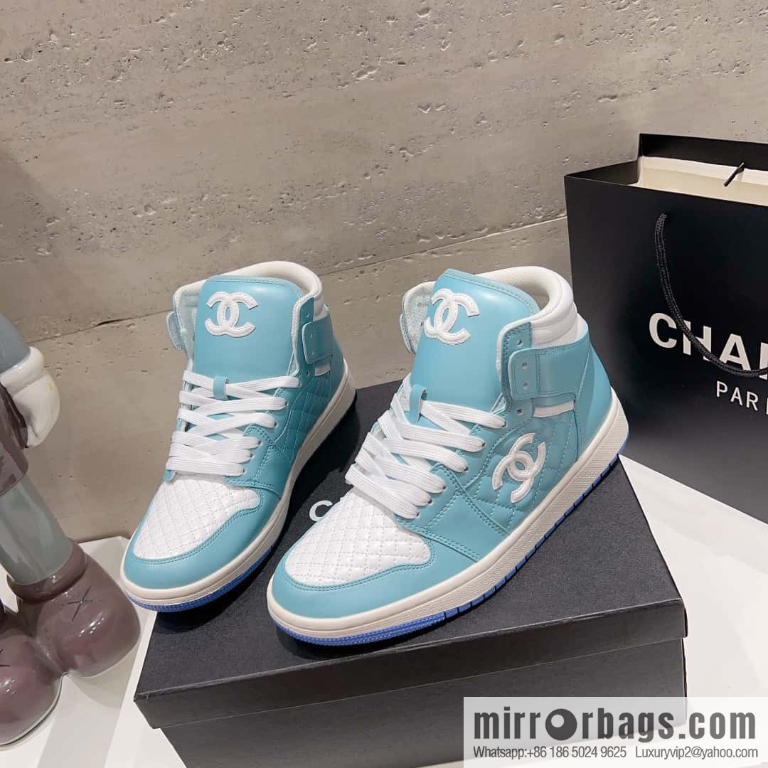 🐰🐰(Top version) 2023 autumn new Chanel AJ joint Internet celebrity Wang fried model [joint high-top casual shoes] Chanel and Nike only one joint cooperation model