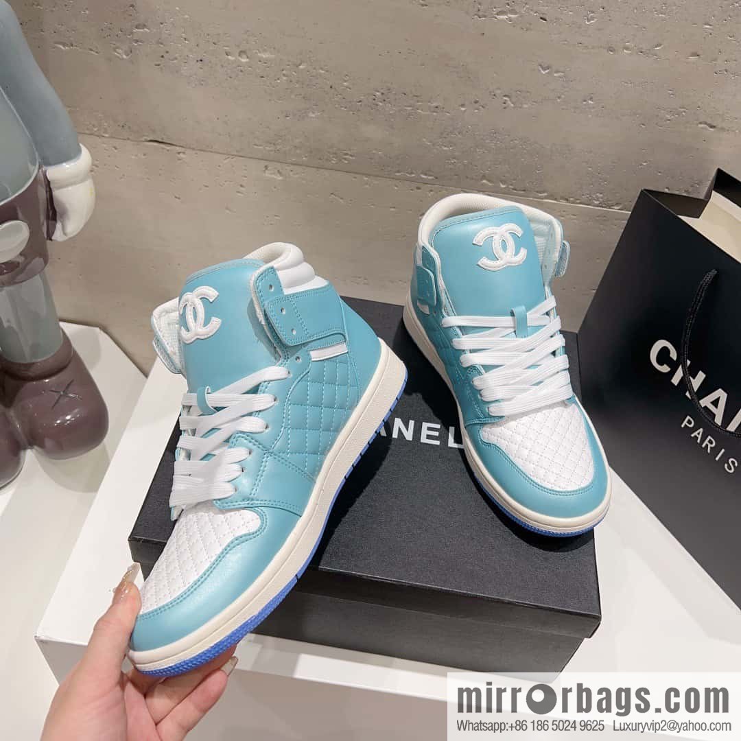 🐰🐰(Top version) 2023 autumn new Chanel AJ joint Internet celebrity Wang fried model [joint high-top casual shoes] Chanel and Nike only one joint cooperation model
