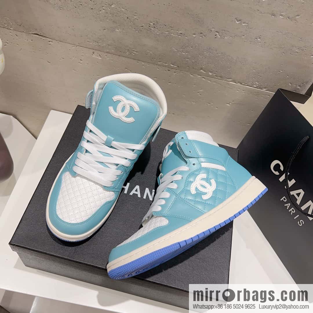 🐰🐰(Top version) 2023 autumn new Chanel AJ joint Internet celebrity Wang fried model [joint high-top casual shoes] Chanel and Nike only one joint cooperation model