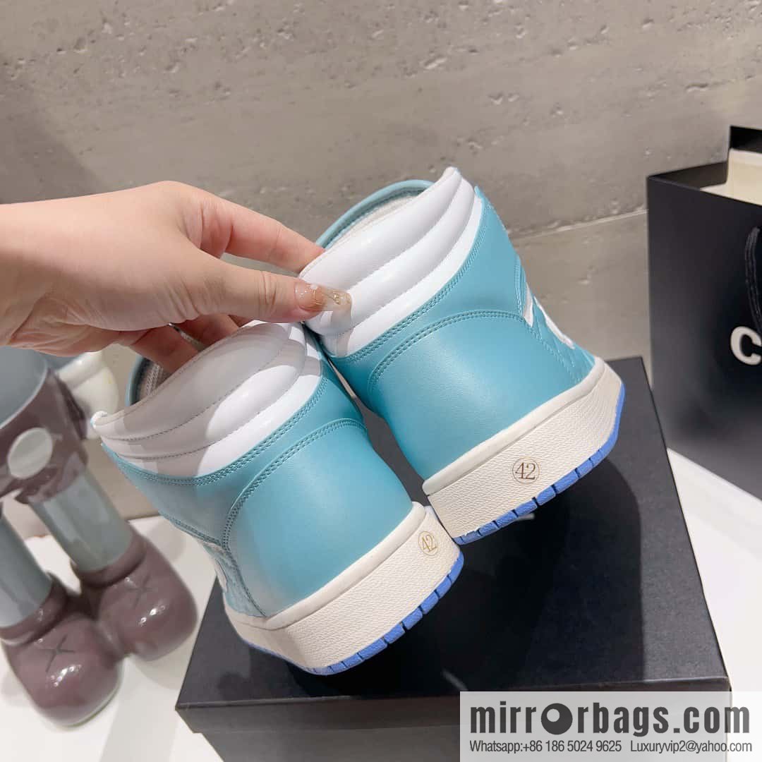 🐰🐰(Top version) 2023 autumn new Chanel AJ joint Internet celebrity Wang fried model [joint high-top casual shoes] Chanel and Nike only one joint cooperation model