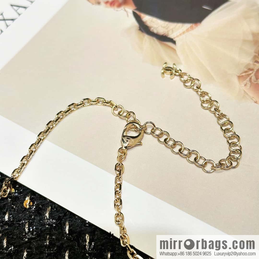 ☀️New ☑️ Chanel Full Diamond Double C Pentagram ⭐ Star Necklace ☀️