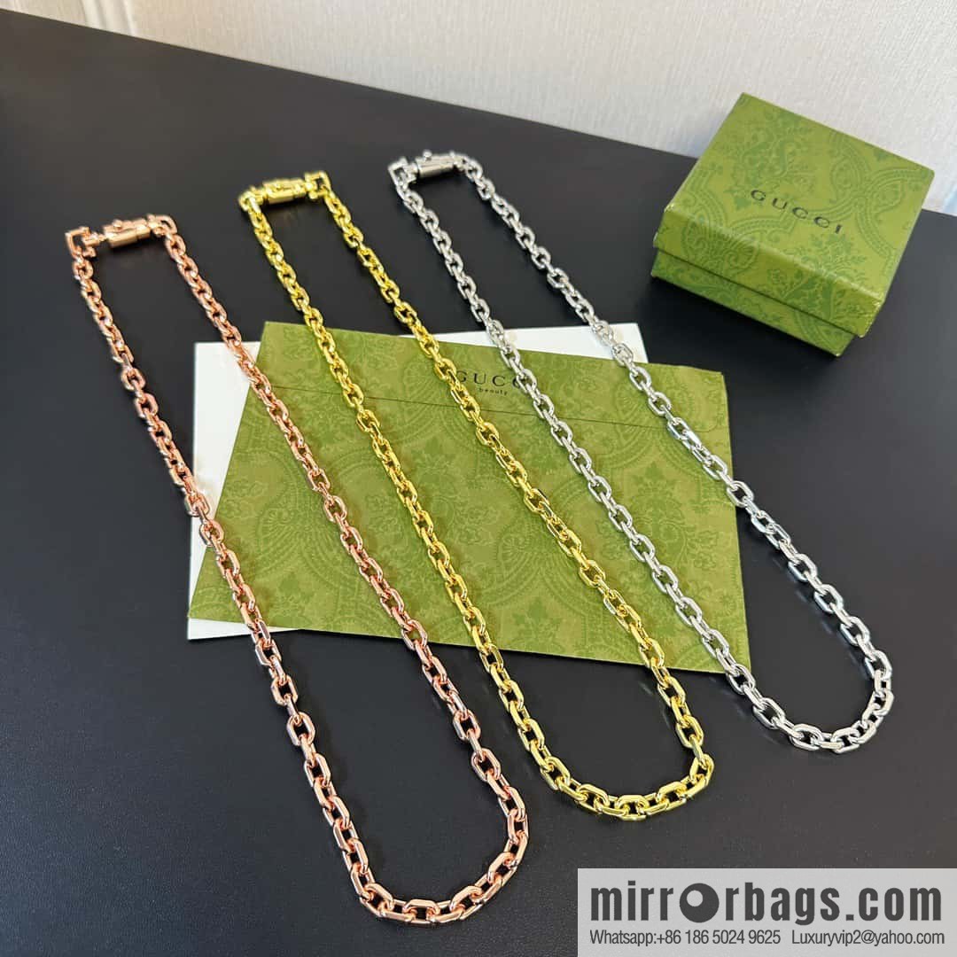 Gucci genuine packaging ☀ new Gucci Gucci chain ⛓️ necklace ☀