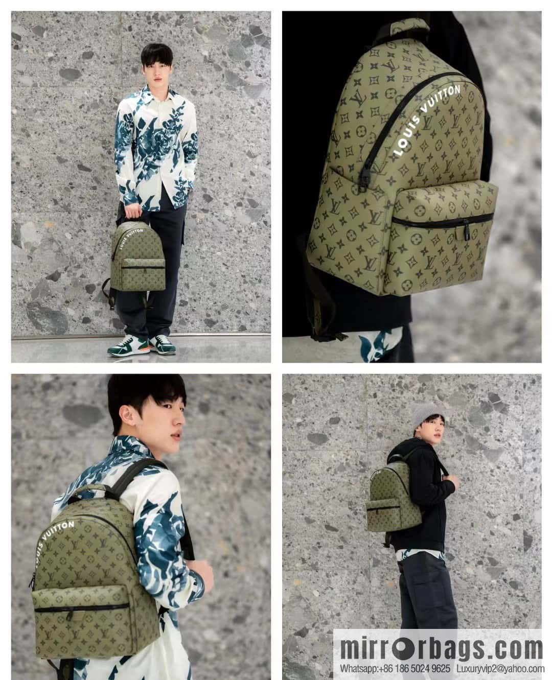 [Boutique‑grade] M46802 green backpack series, this Discovery small backpack.