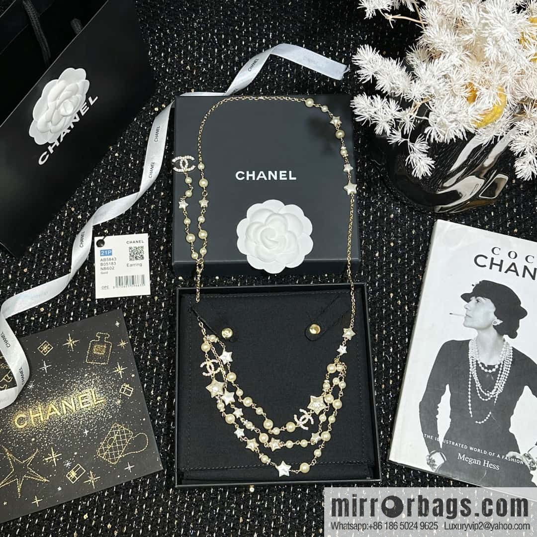 ☀️New ☑️ Chanel double C three-layer five-pointed star ⭐ star belt belt chain ☀️