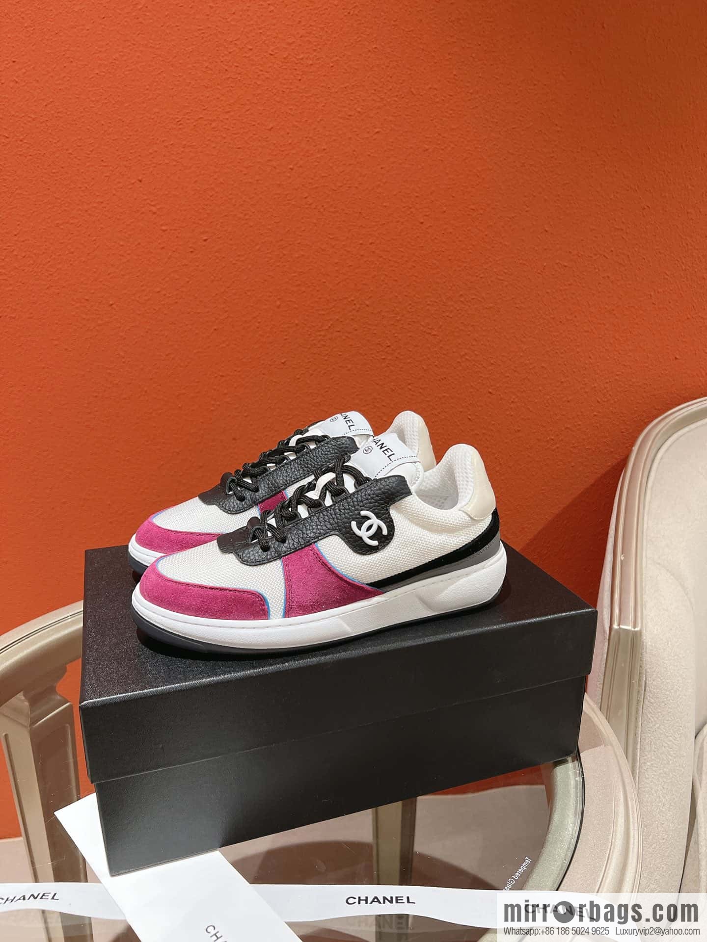 🐰🐰Couple high version 𝐂𝐡*𝐧𝐞𝐥 22p big explosion! Counter [genuine grade] version casual sports shoes