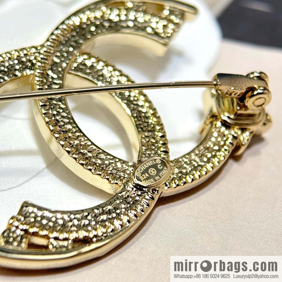 ☀️New ☑️ Chanel Double C Star ⭐ Pentagram Brooch ☀️