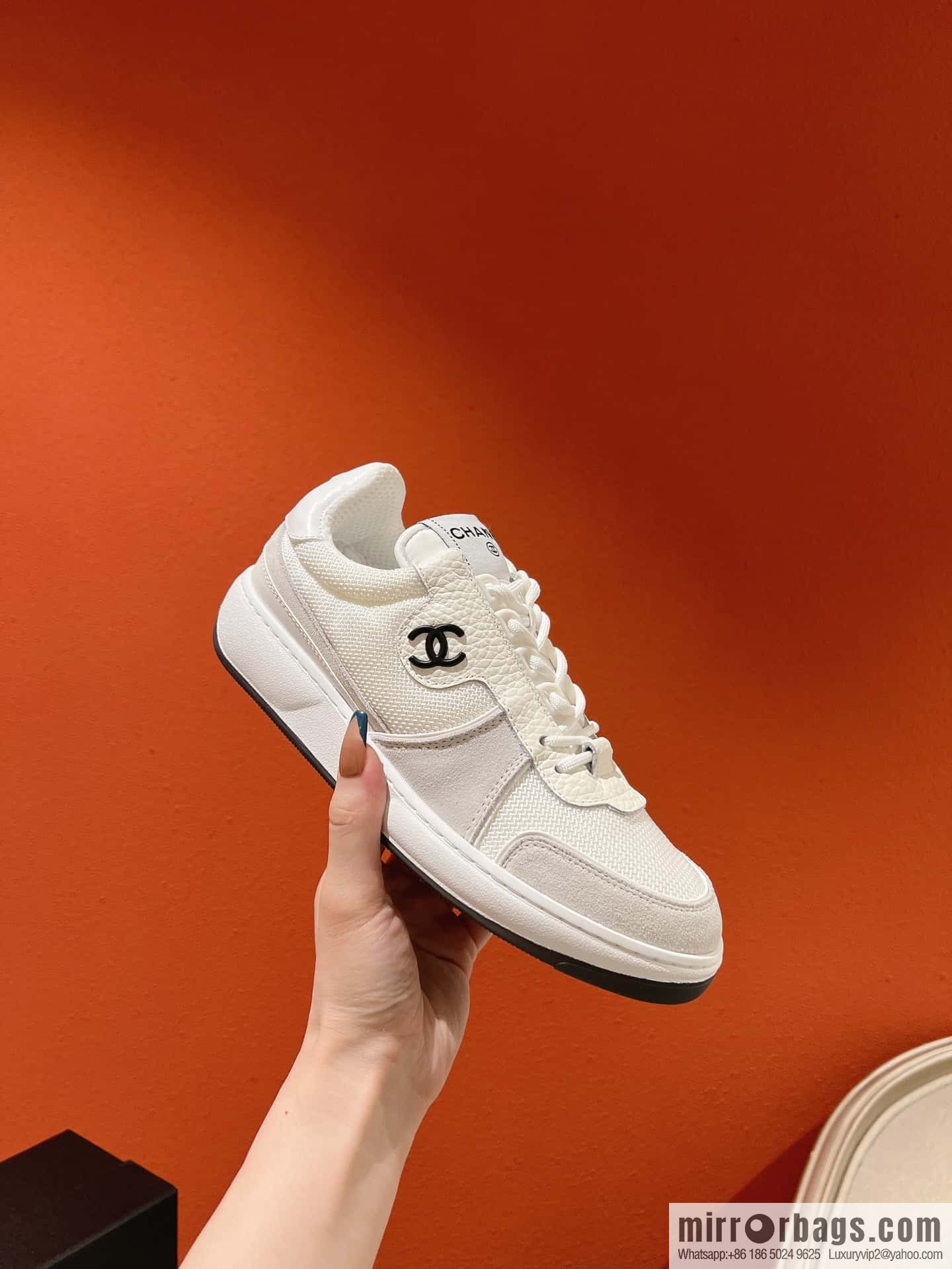 🐰🐰Couple high version 𝐂𝐡*𝐧𝐞𝐥 22p big explosion! Counter [genuine grade] version casual sports shoes