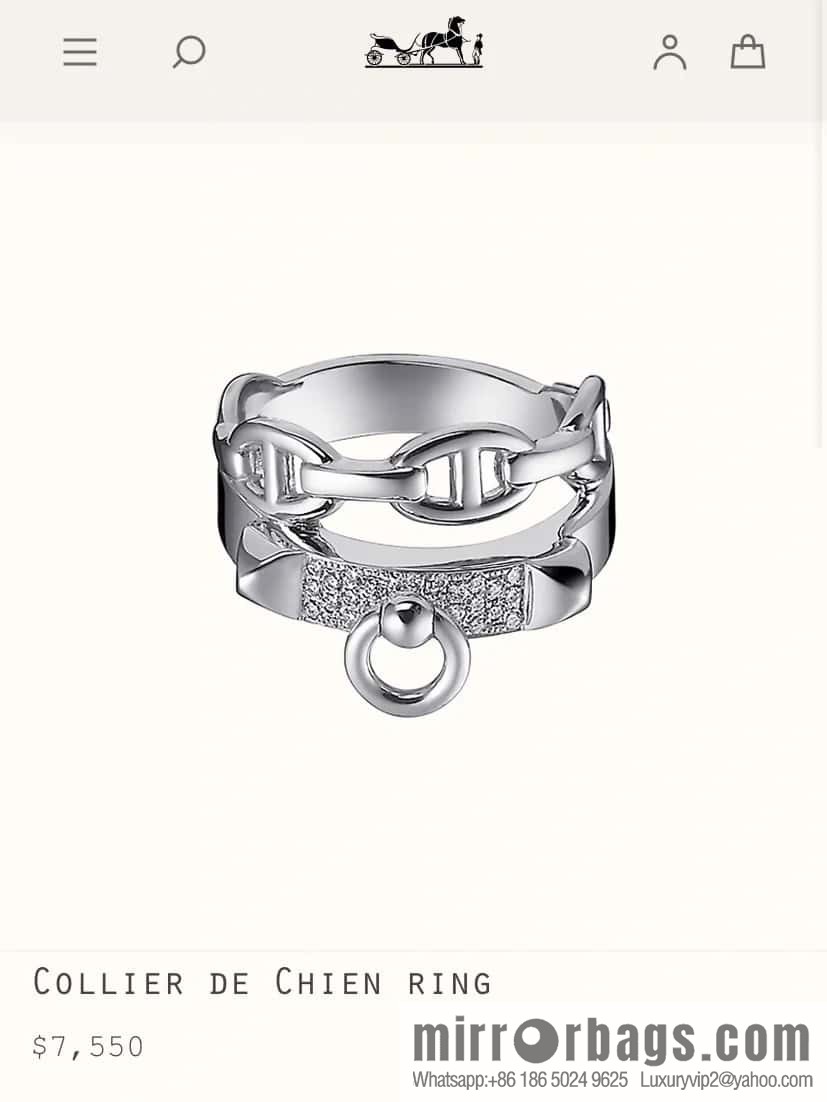 ❤️New ☑️ Hermès HERMES belt buckle ring