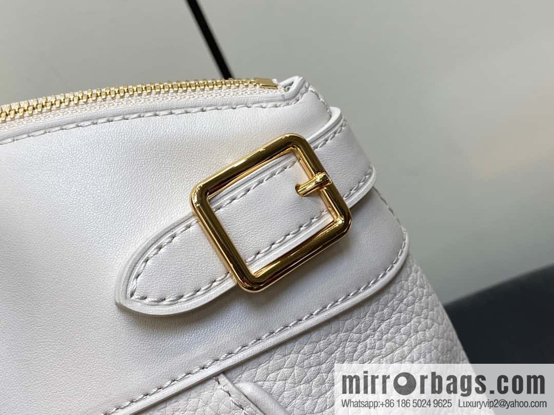 [Boutique‑grade] M22914 black full leather portable women's bag series Lock It MM handbag M22914 22925 22927 23061 Ays Lock It MM bag