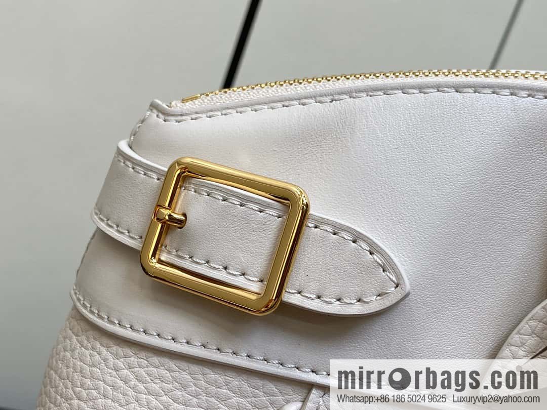 [Boutique‑grade] M22914 black full leather portable women's bag series Lock It MM handbag M22914 22925 22927 23061 Ays Lock It MM bag