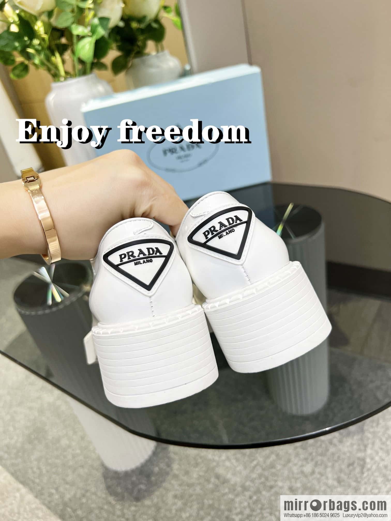 🐰🐰PRADA Prada Spring/Summer 2022 Upgraded Triangle Loafers