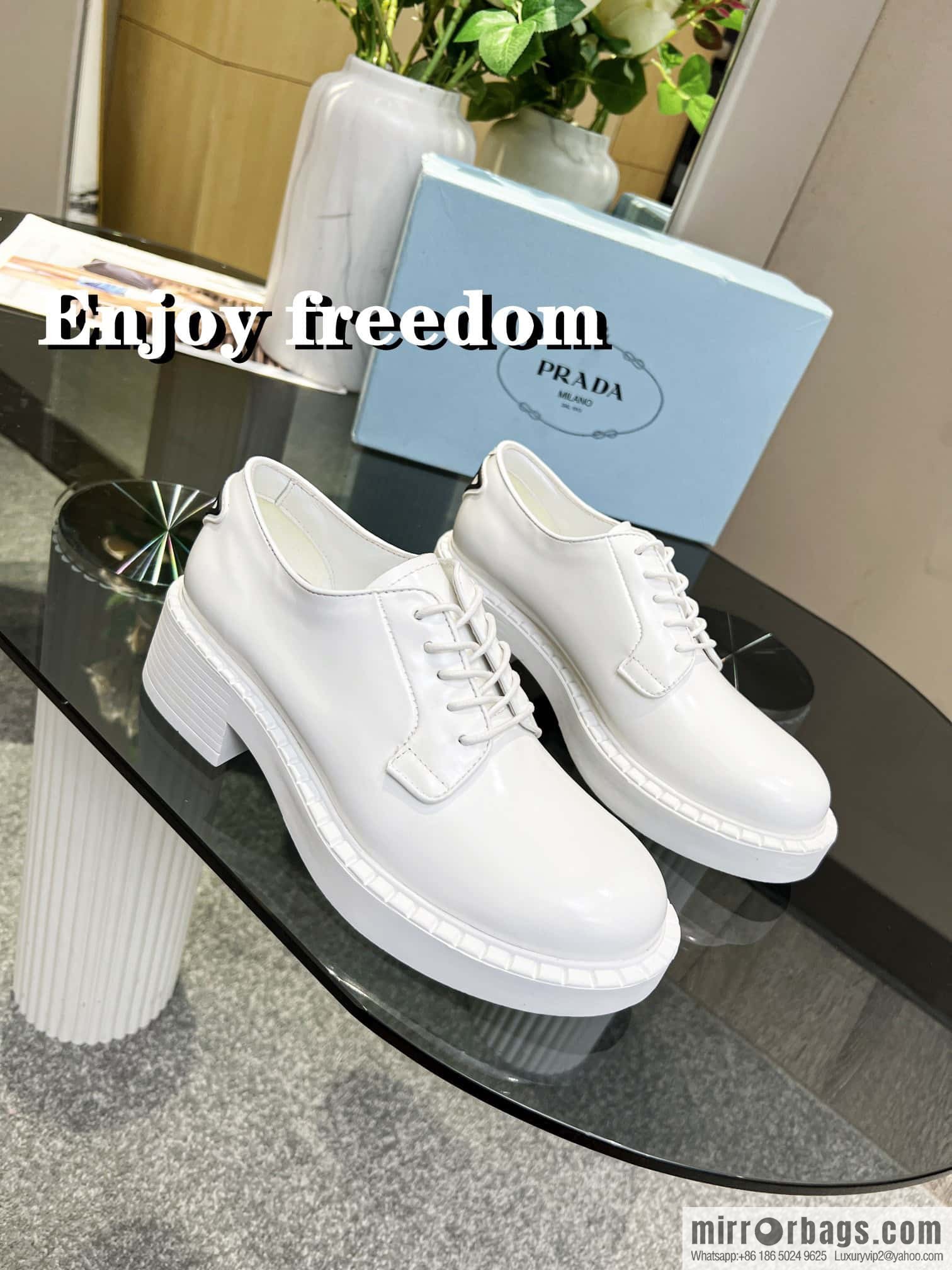 🐰🐰PRADA Prada Spring/Summer 2022 Upgraded Triangle Loafers
