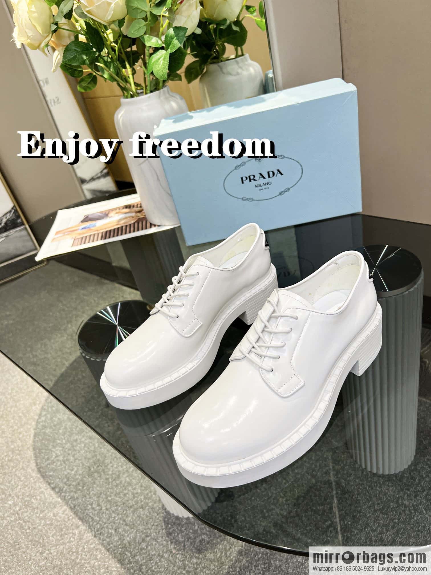 🐰🐰PRADA Prada Spring/Summer 2022 Upgraded Triangle Loafers