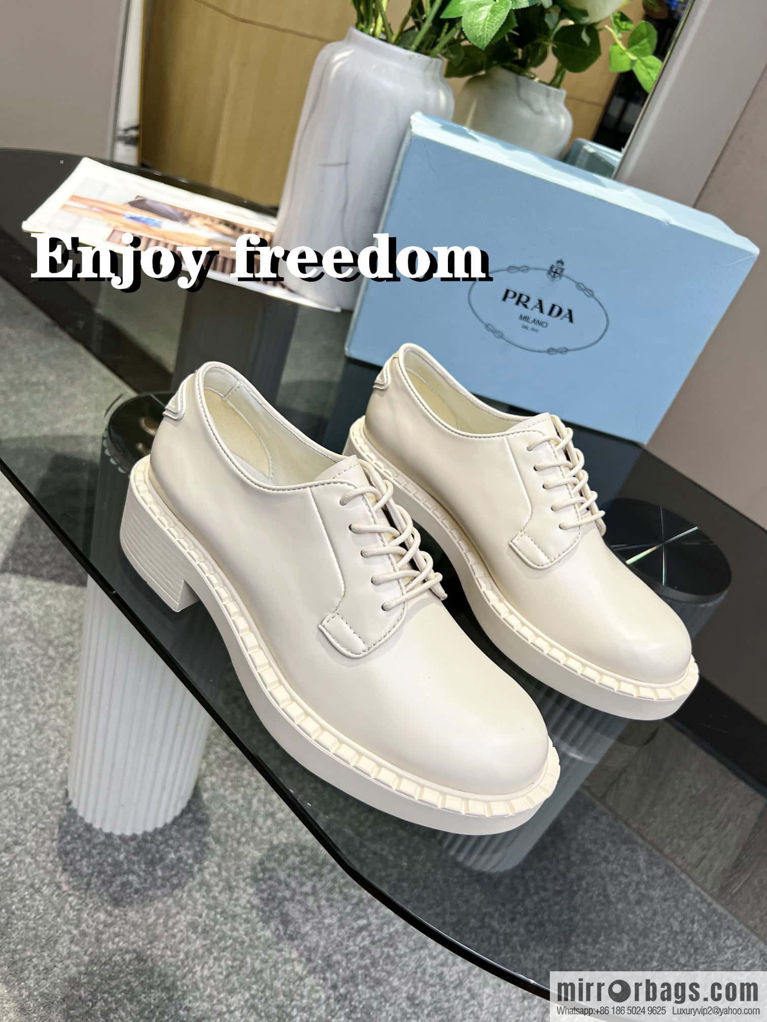 🐰🐰PRADA Prada Spring/Summer 2022 Upgraded Triangle Loafers
