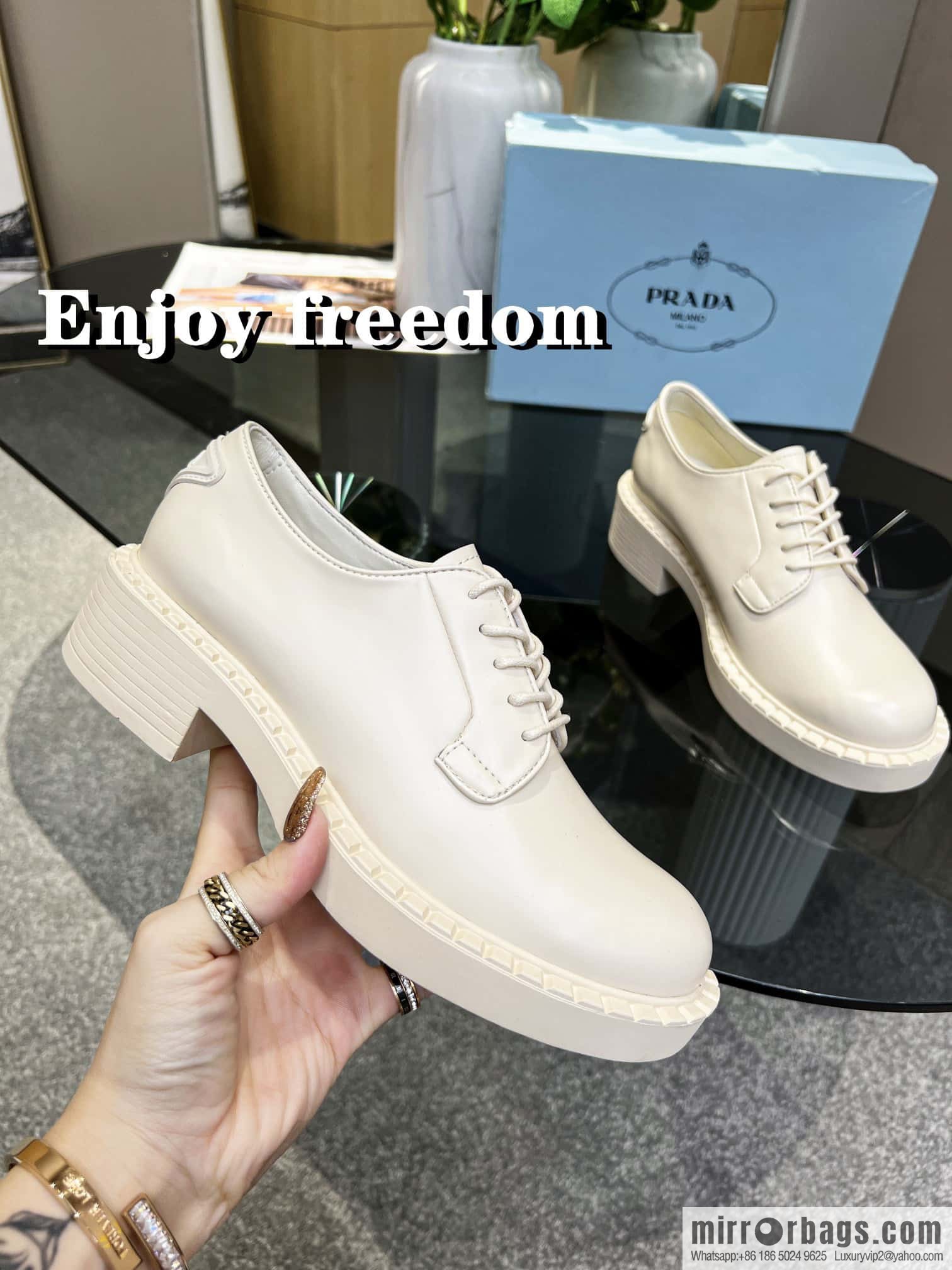 🐰🐰PRADA Prada Spring/Summer 2022 Upgraded Triangle Loafers