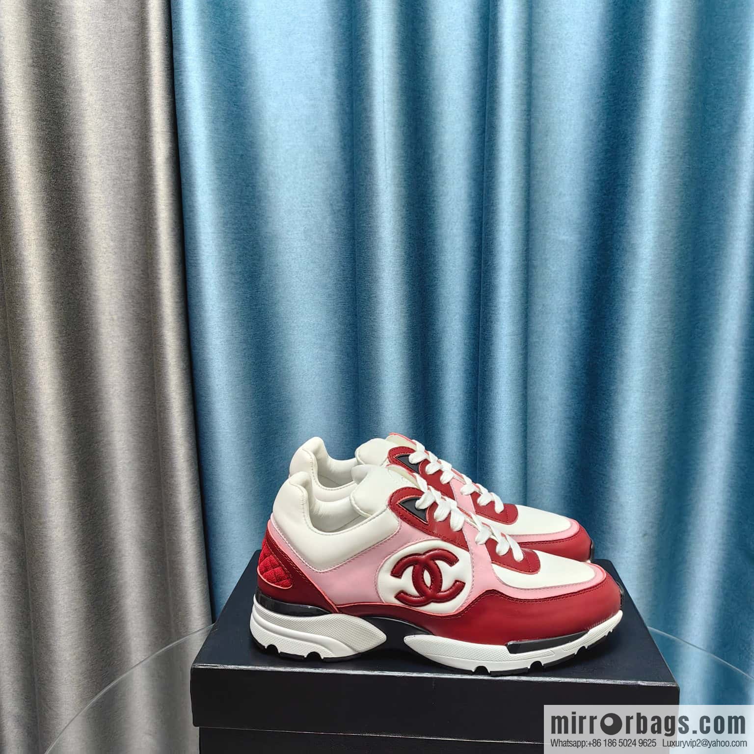 🐰🐰CHANE Xiaoxiang platform panda board shoes sneakers, Chanel 2023ss hot panda shoes 🐼 color scheme platform casual sneakers board shoes