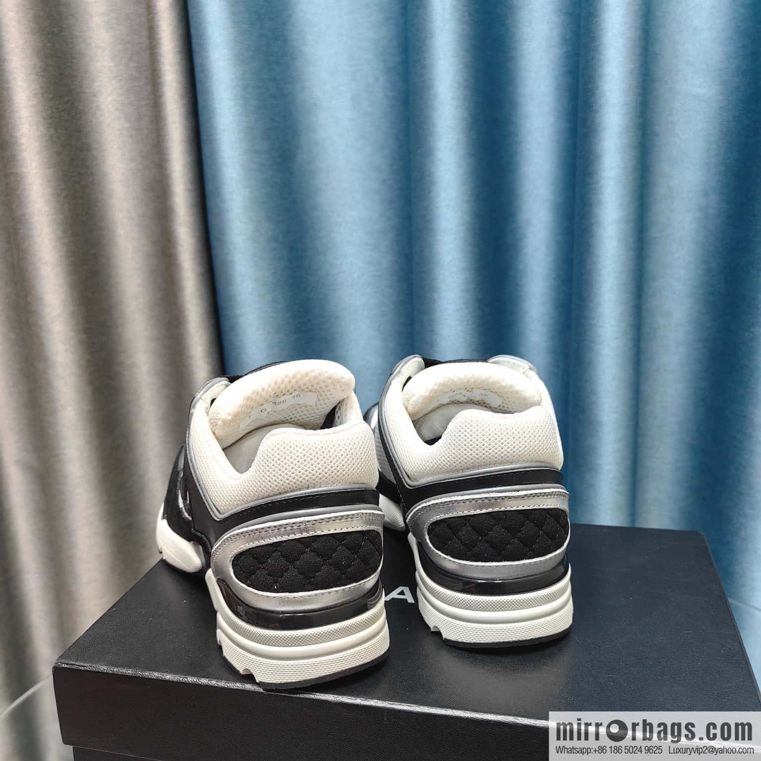 🐰🐰CHANE Xiaoxiang platform panda board shoes sneakers, Chanel 2023ss hot panda shoes 🐼 color scheme platform casual sneakers board shoes