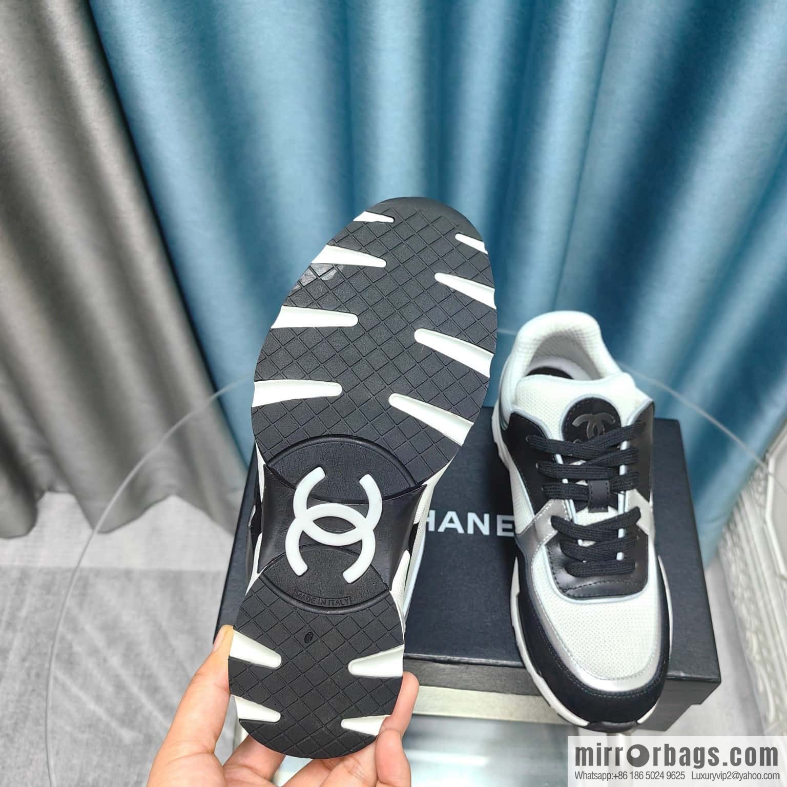 🐰🐰CHANE Xiaoxiang platform panda board shoes sneakers, Chanel 2023ss hot panda shoes 🐼 color scheme platform casual sneakers board shoes