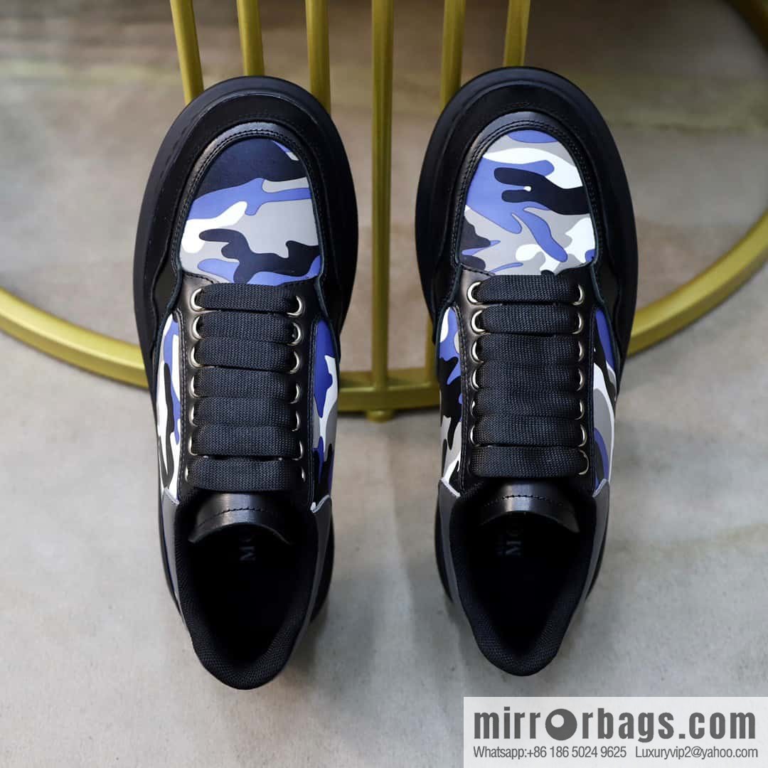 🐰🐰Alexander mcqueen/McQueen, couple 👫 classic star explosion versatile white shoes, original outsole