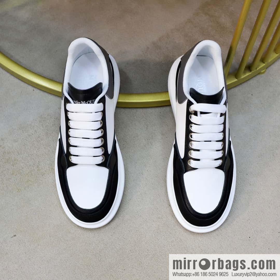 🐰🐰Alexander mcqueen/McQueen, couple 👫 classic star explosion versatile white shoes, original outsole