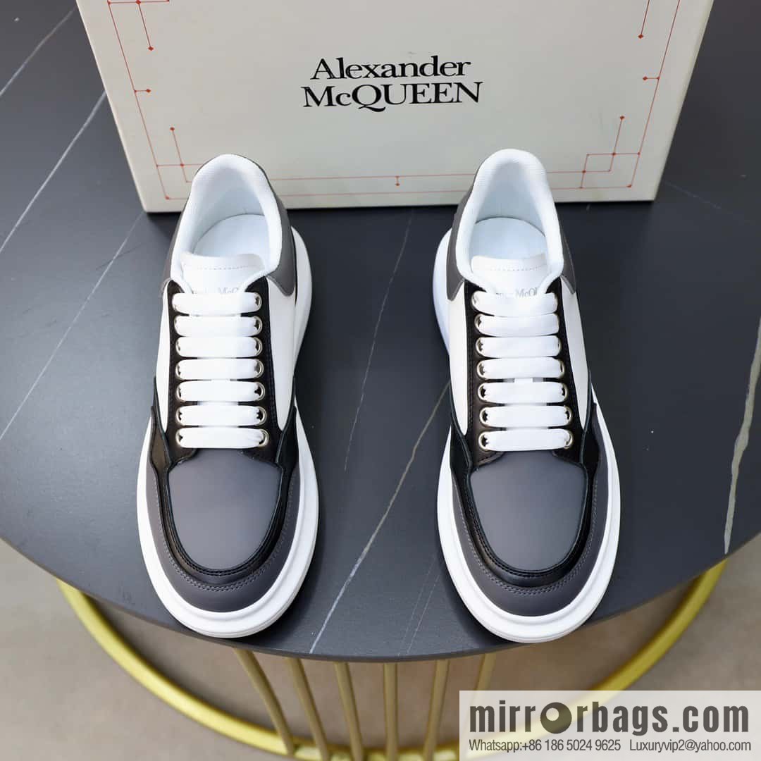 🐰🐰Alexander mcqueen/McQueen, couple 👫 classic star explosion versatile white shoes, original outsole