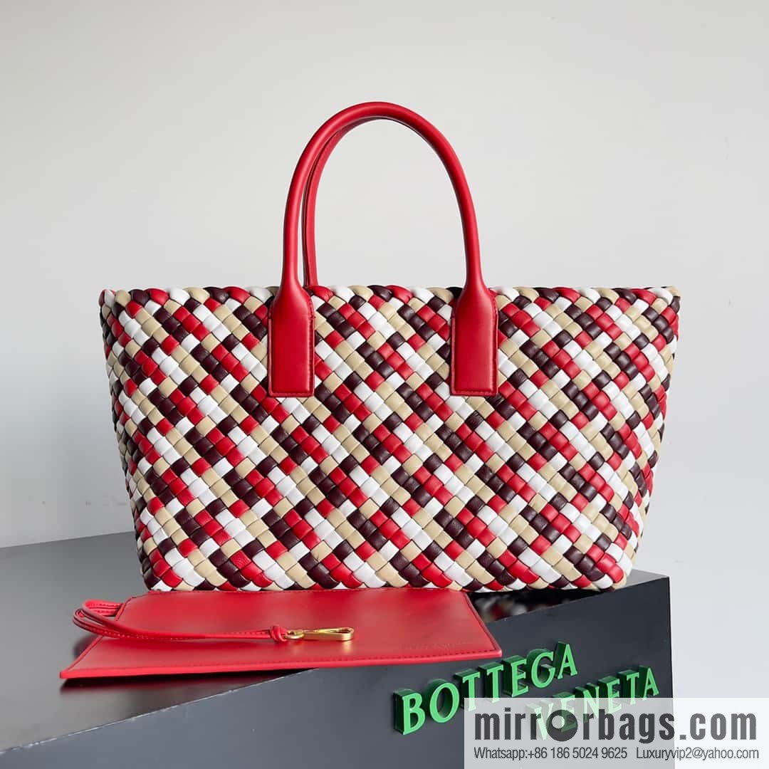 B new Cabat medium shopping bag Macaron color matching cabat basket model number: 730315