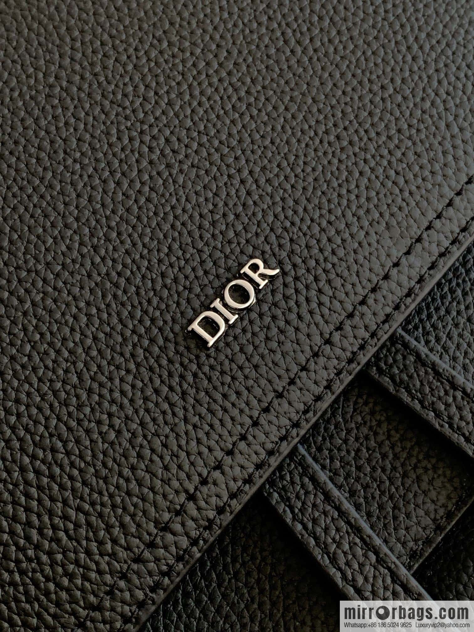 DIOR Oblique printed saddle backpack