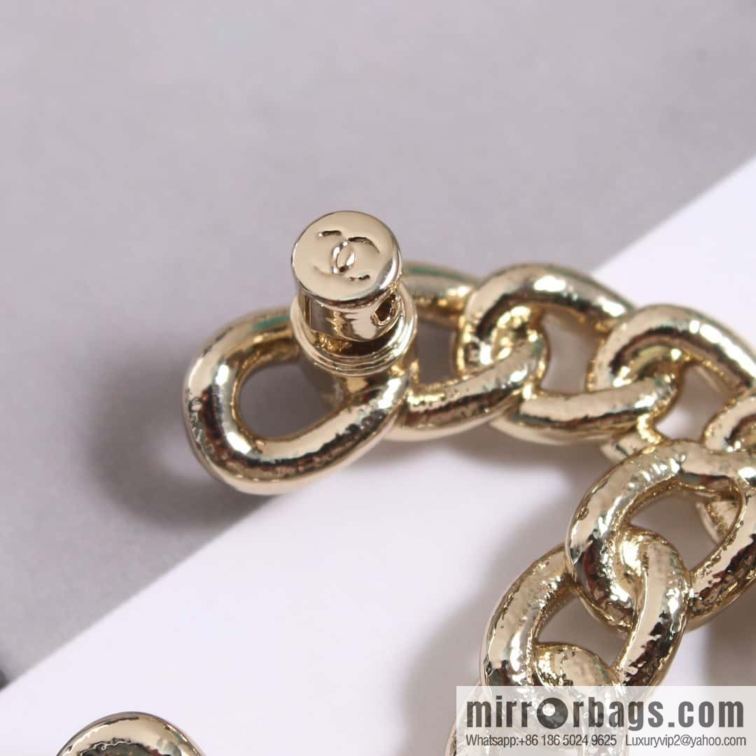 ☀️New ☑️ Chanel Double C Hollow Full Diamond Brooch ☀️