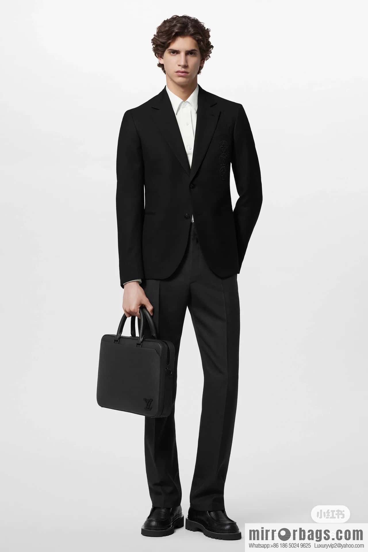 M23778 autumn and winter new full leather briefcase series PILOT briefcase