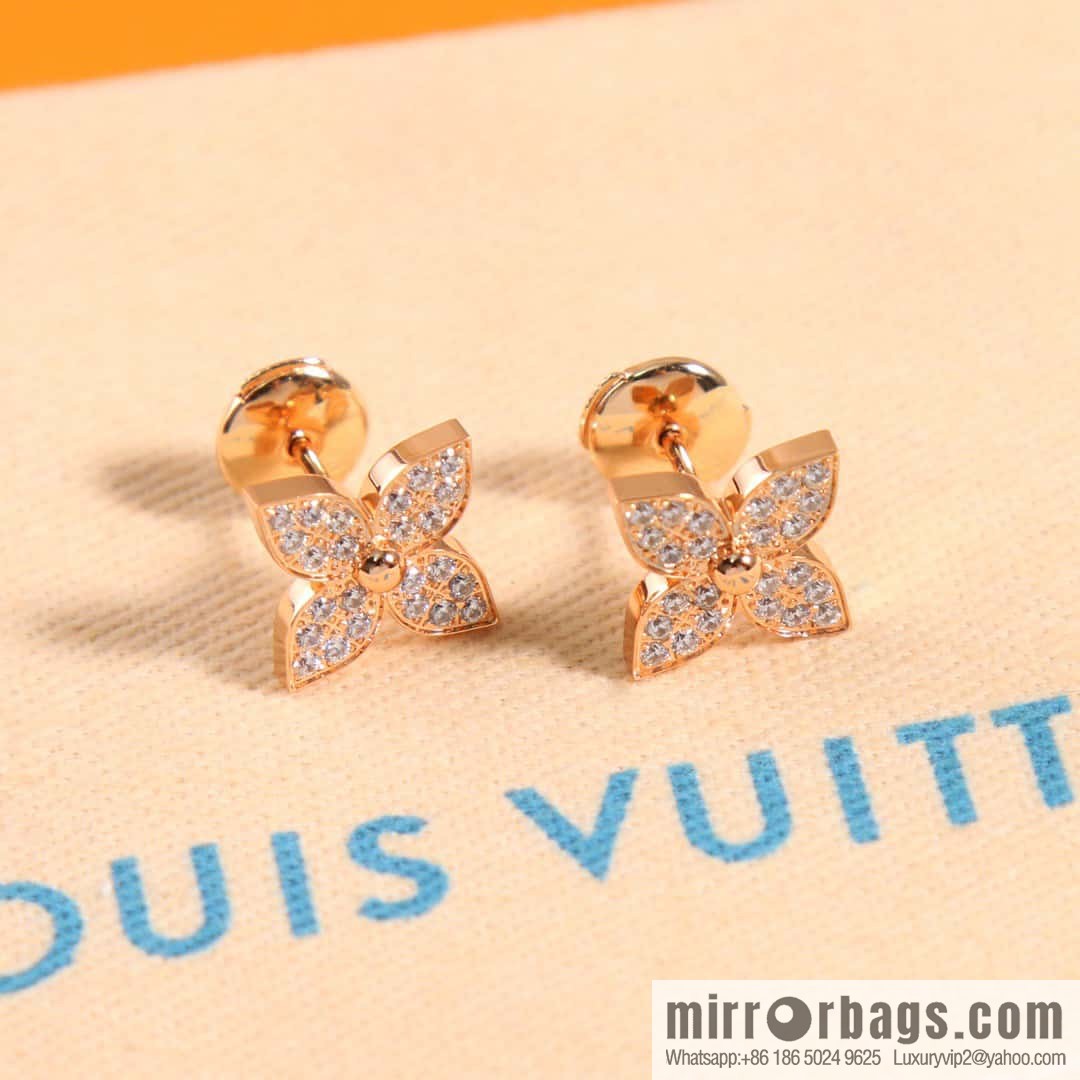 Louis Vuitton Blossom Collection, Four Leaf Clover Earrings