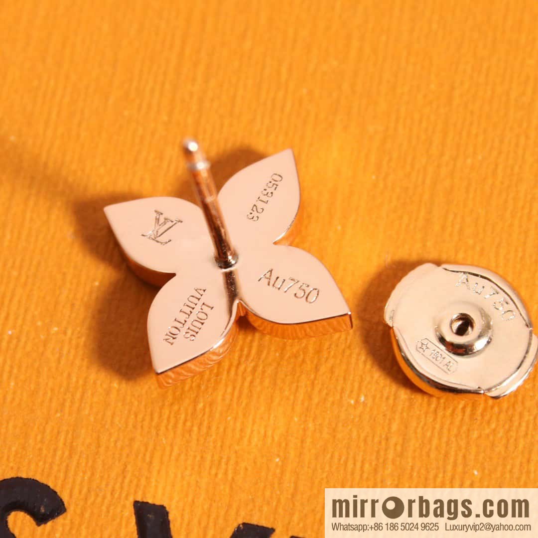 Louis Vuitton Blossom Collection, Four Leaf Clover Earrings