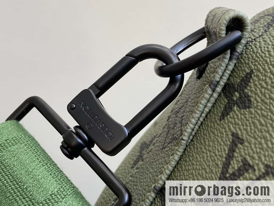 [Premium‑quality] M23962 green silk screen, travel bag series Keepall Bandoulière 45 travel bag