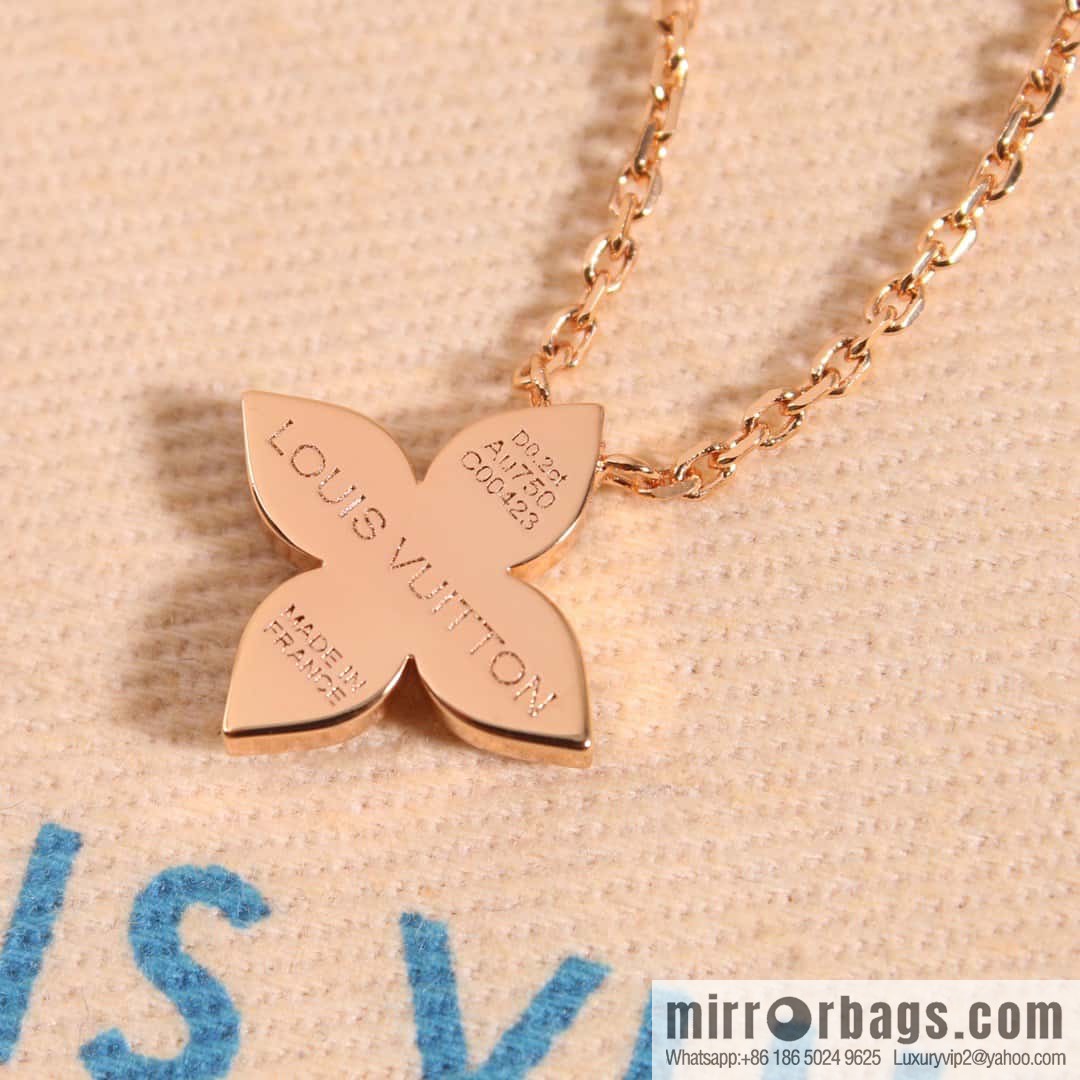 Louis Vuitton Blossom Collection, Four Leaf Clover Necklace