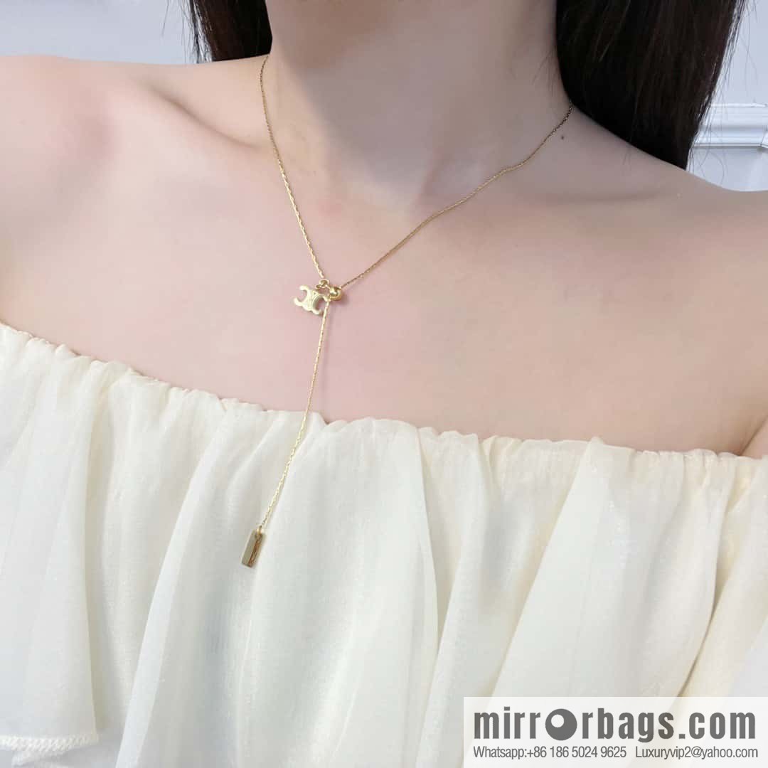 ❗️New ❗️ ☀️ New ☑️ Celine tassel Arc de Triomphe necklace ☀️