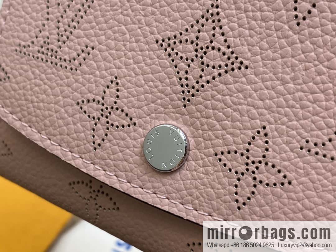 [Premium‑quality] M62542 pink full leather flip wallet series IRIS COMPACT wallet
