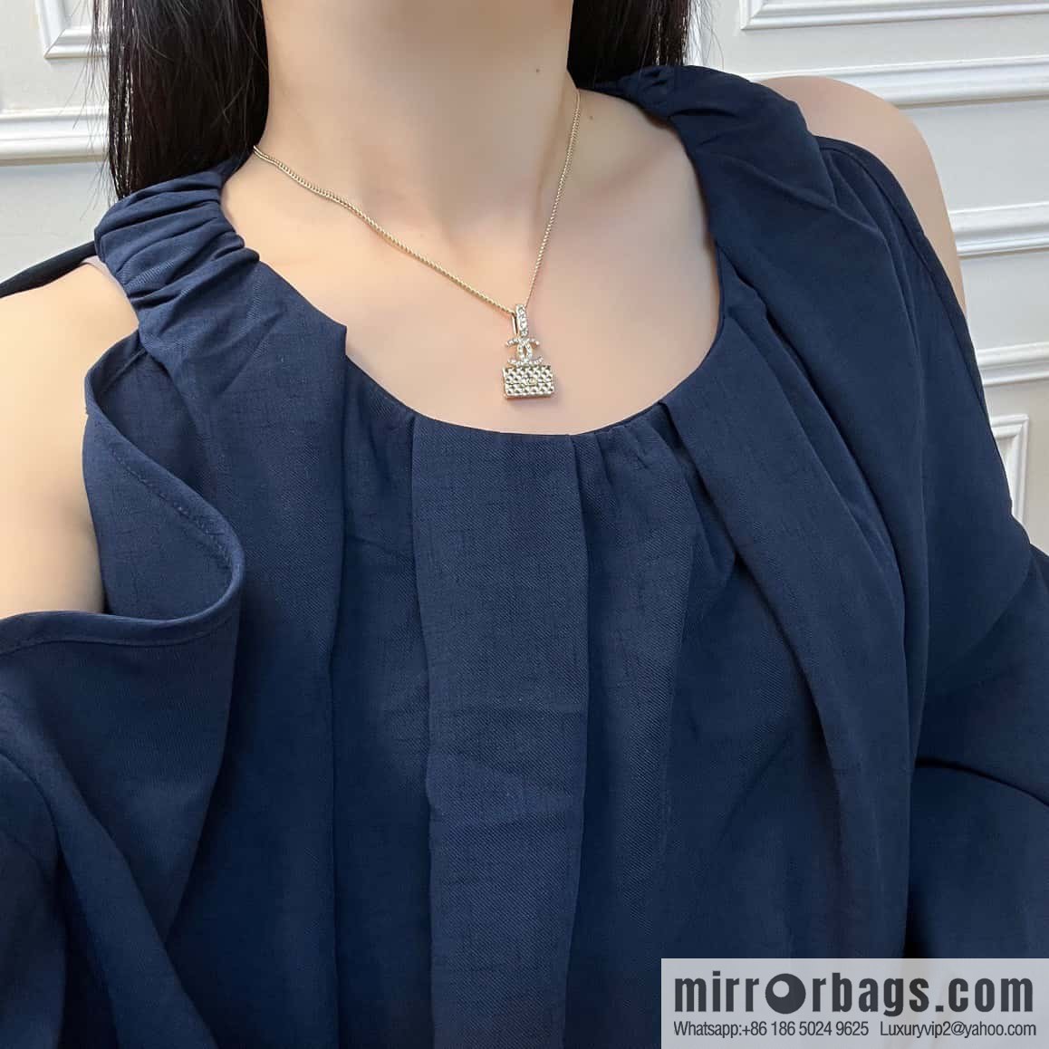 New ☑️ Chanel double c bag necklace