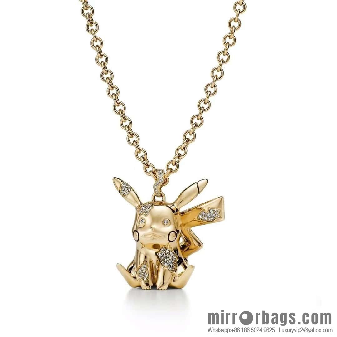 ☀Tiffany & Co. xPokemon & Joint Pikachu Necklace