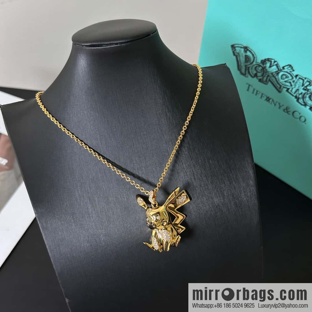 ☀Tiffany & Co. xPokemon & Joint Pikachu Necklace