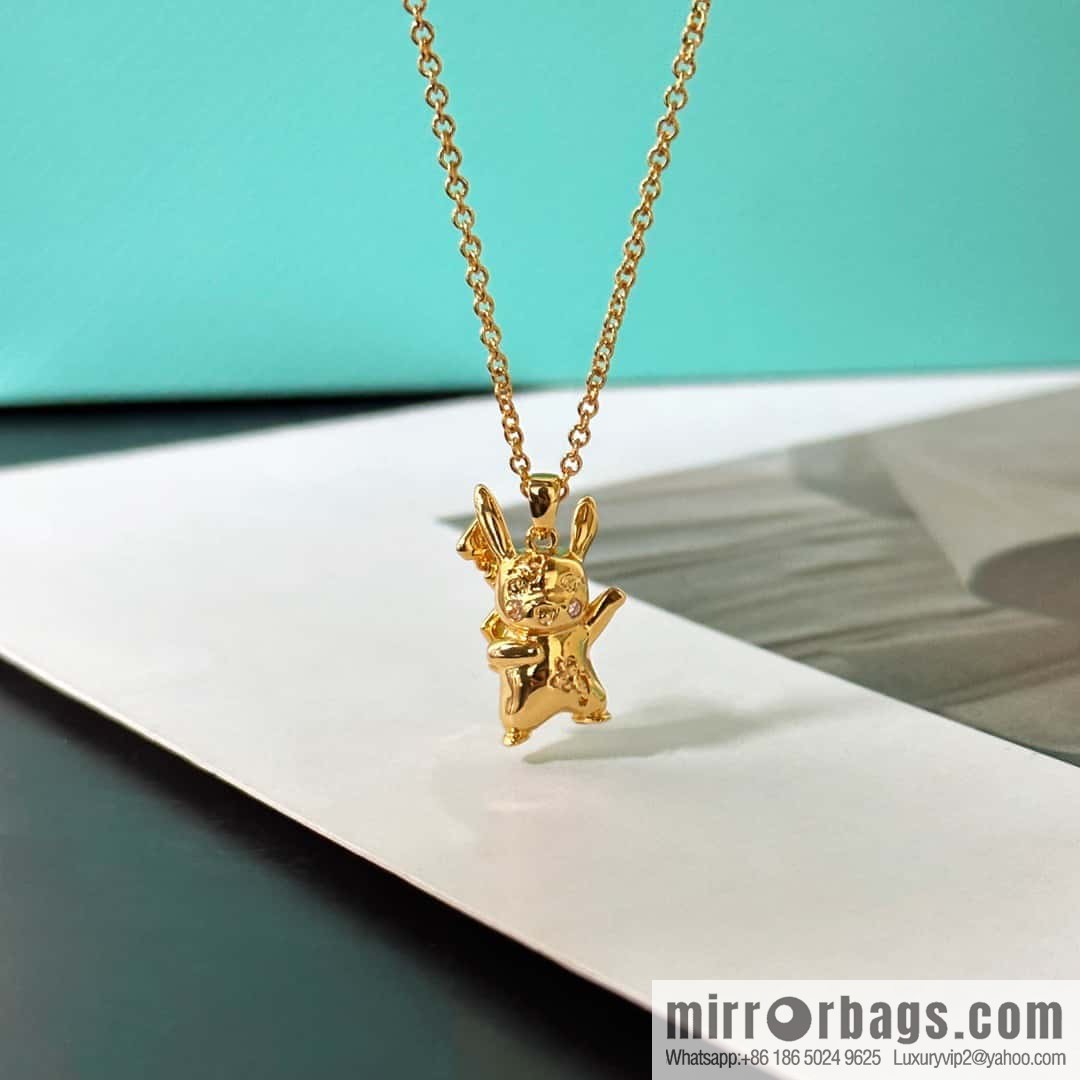 ☀Tiffany & Co. xPokemon & Joint Pikachu Necklace
