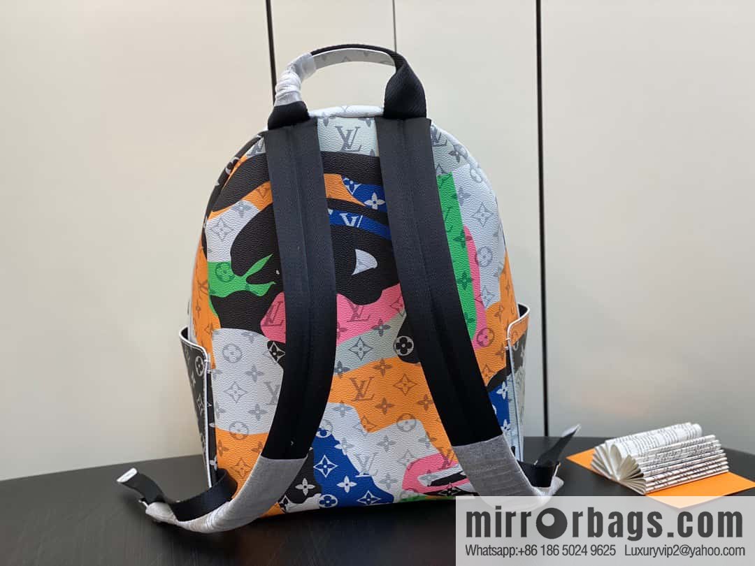 [Premium‑quality] M46680 white eye backpack series DISCOVERY small backpack