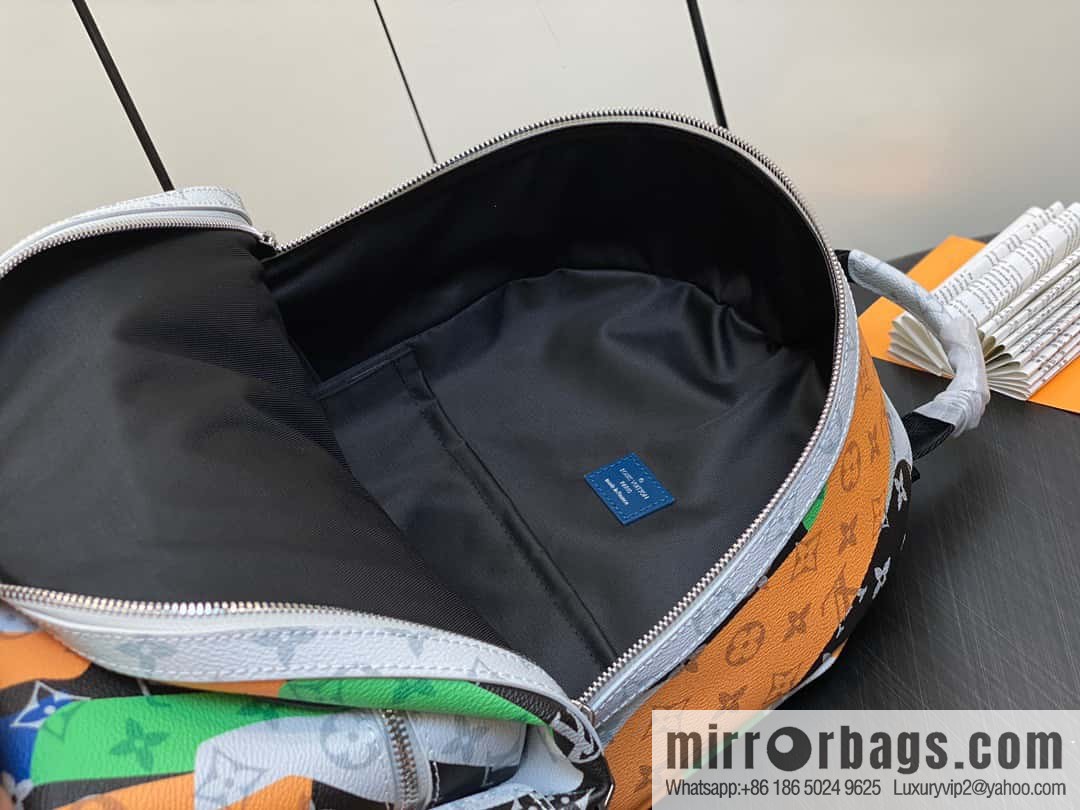[Premium‑quality] M46680 white eye backpack series DISCOVERY small backpack