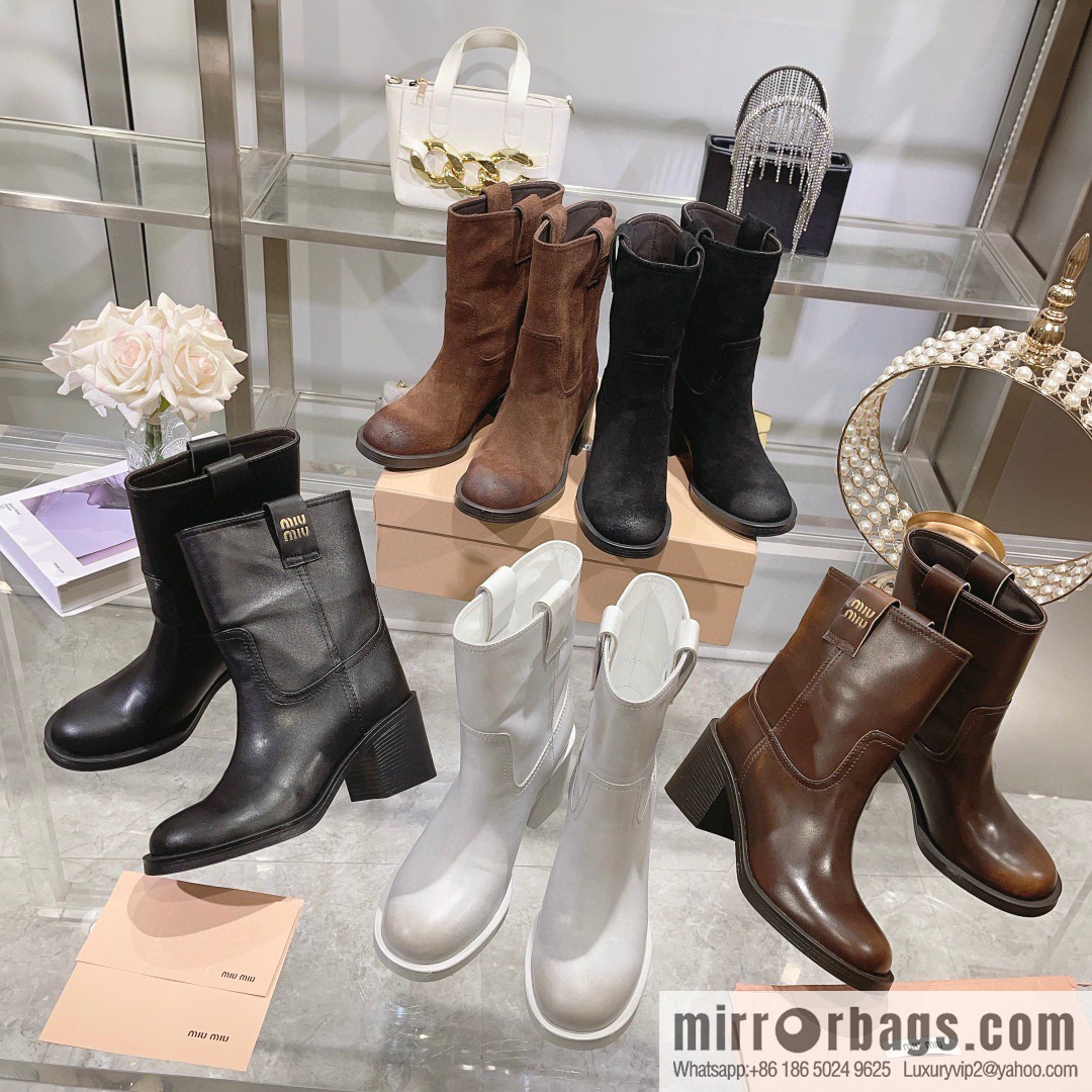 🐰🐰✅ 𝟮𝟬𝟮𝟯𝙨𝙨 Miumi * 2023 Autumn/Winter Show New Boots