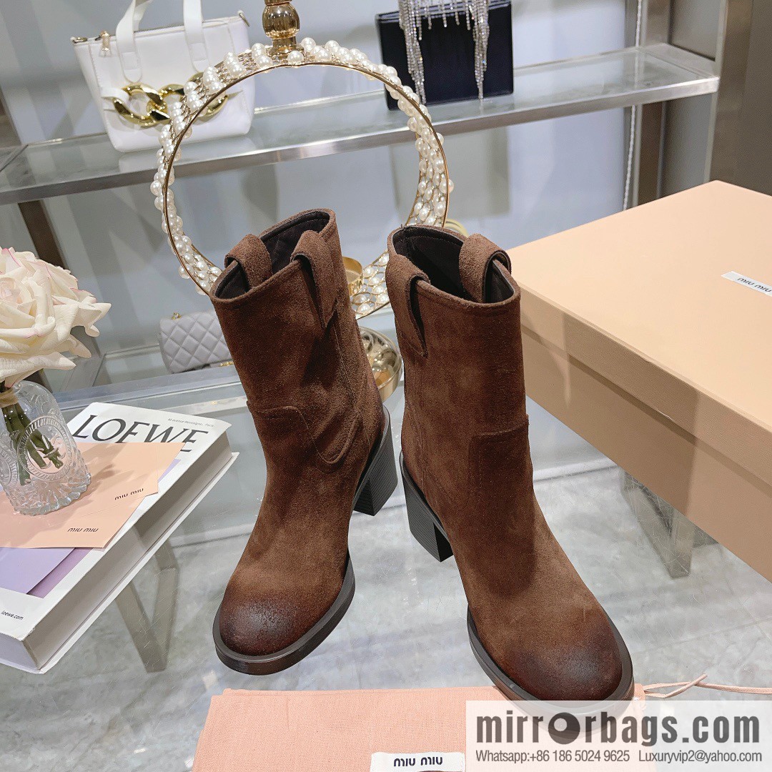 🐰🐰✅ 𝟮𝟬𝟮𝟯𝙨𝙨 Miumi * 2023 Autumn/Winter Show New Boots