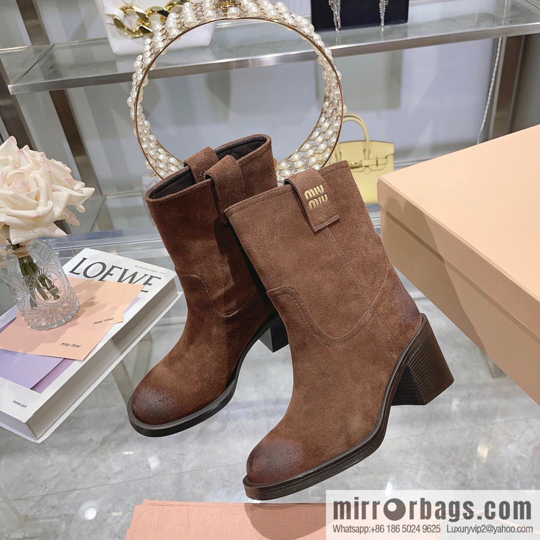 🐰🐰✅ 𝟮𝟬𝟮𝟯𝙨𝙨 Miumi * 2023 Autumn/Winter Show New Boots